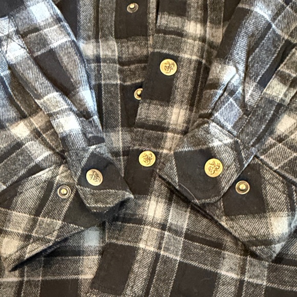 Legendary Outfitters Plaid Hooded Shirt Jacket - Picture 6 of 11